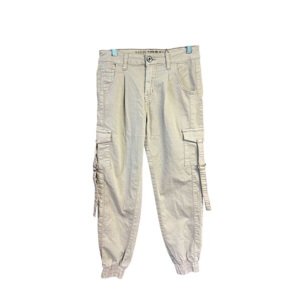 VIP Jeans Womans Relaxed Fit Jogging Pants Khaki/Cargo Sz 3 NWT - Picture 1 of 8